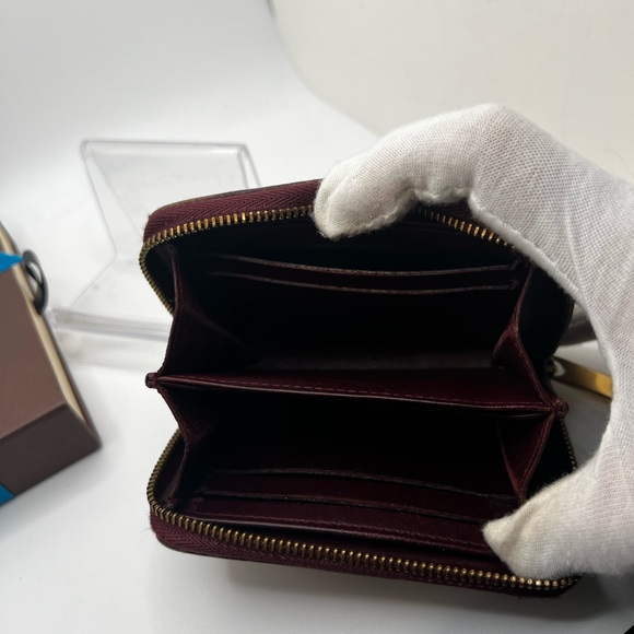 GUC Louis Vuitton Limited Edition Stephen Sprouse Rouge Leopard Zip Coin Wallet - Picture 3 of 6